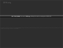 Tablet Screenshot of 2019.org